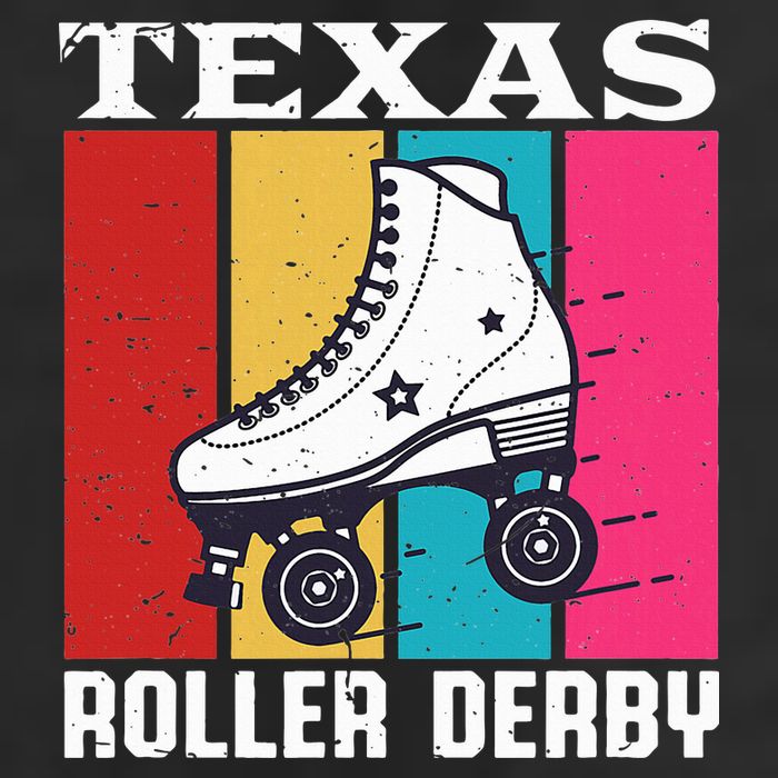 Vintage Retro Texas Roller Derby Women Roller Skating Hat