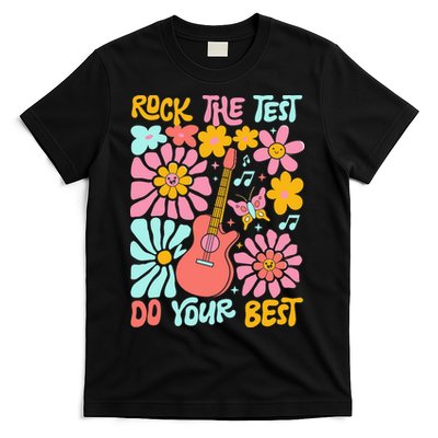 Vintage Rock The Test Funny Test Day For Teachers T-Shirt