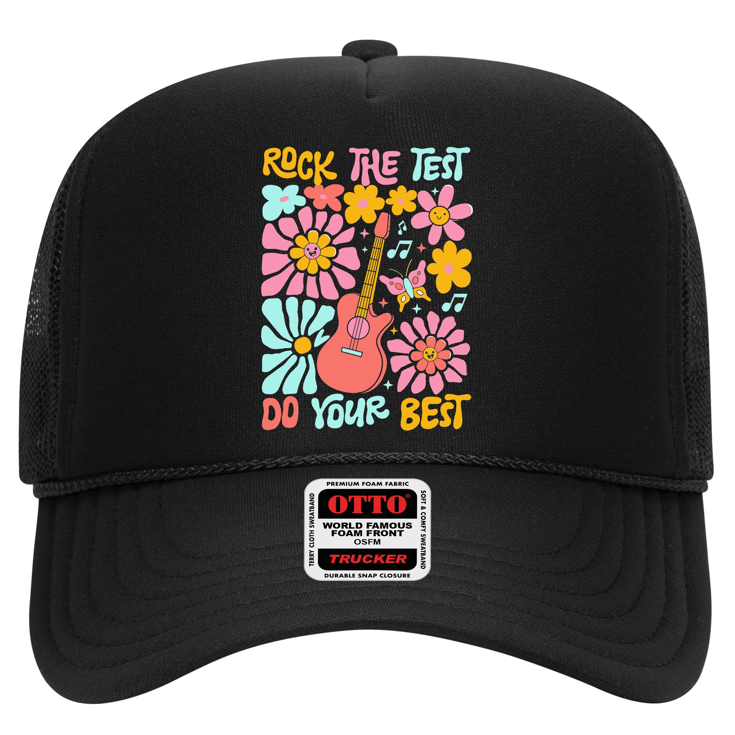 Vintage Rock The Test Funny Test Day For Teachers Hat