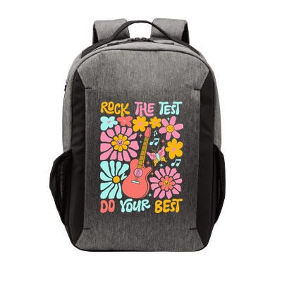 Vintage Rock The Test Funny Test Day For Teachers Vector Backpack