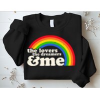 Vintage Retro The Lover The Dreamer And Me Rainbow Sweatshirt