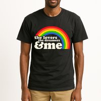 Vintage Retro The Lover The Dreamer And Me Rainbow Tall T-Shirt