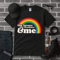 Vintage Retro The Lover The Dreamer And Me Rainbow Tall T-Shirt