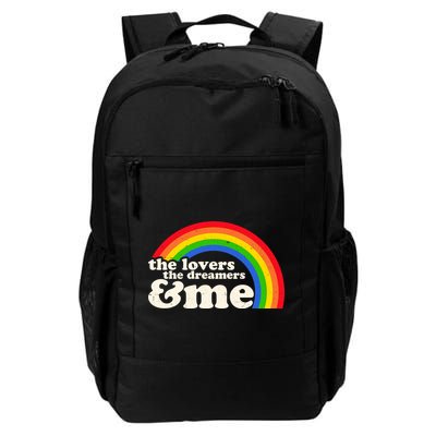 Vintage Retro The Lover The Dreamer And Me Rainbow Backpack