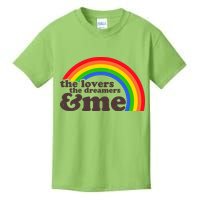 Vintage Retro The Lover The Dreamer And Me Rainbow Kids T-Shirt
