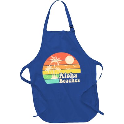 Vintage Retro Tropical Aloha Beahes Apron