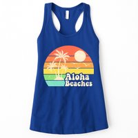 Vintage Retro Tropical Aloha Beahes Womens Tank Top
