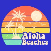 Vintage Retro Tropical Aloha Beahes Womens Tank Top
