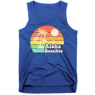 Vintage Retro Tropical Aloha Beahes Tank Top