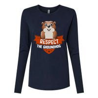 Vintage Respect The Groundhog Day Womens Cotton Relaxed Long Sleeve T-Shirt