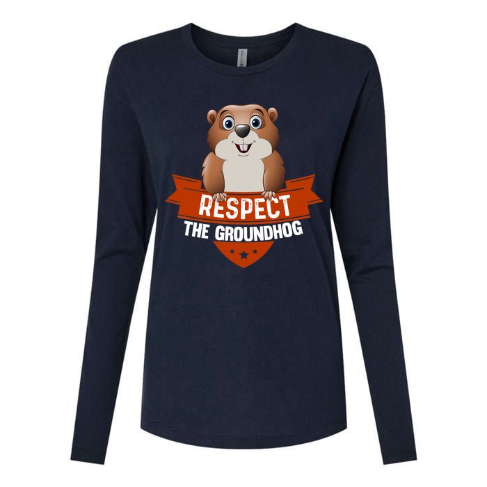 Vintage Respect The Groundhog Day Womens Cotton Relaxed Long Sleeve T-Shirt