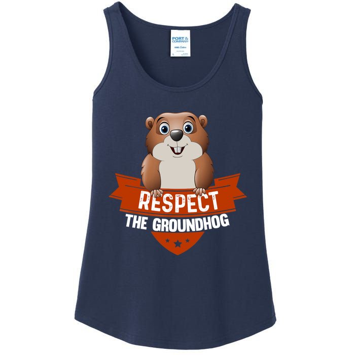 Vintage Respect The Groundhog Day Ladies Essential Tank