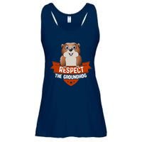 Vintage Respect The Groundhog Day Ladies Essential Flowy Tank