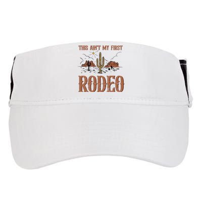 Vintage Retro This Aint My First Rodeo Adult Drive Performance Visor