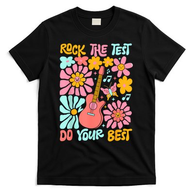 Vintage Rock The Test Funny Test Day For Teachers T-Shirt