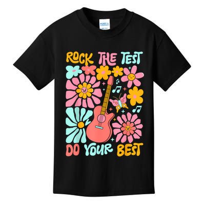 Vintage Rock The Test Funny Test Day For Teachers Kids T-Shirt