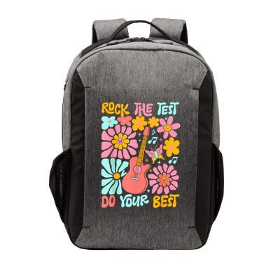 Vintage Rock The Test Funny Test Day For Teachers Vector Backpack
