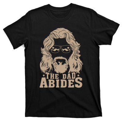 Vintage Retro The Dad Abides Funny Dad FatherS Day T-Shirt