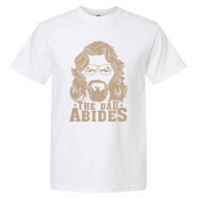 Vintage Retro The Dad Abides Funny Dad FatherS Day Garment-Dyed Heavyweight T-Shirt