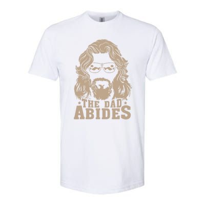 Vintage Retro The Dad Abides Funny Dad FatherS Day Softstyle CVC T-Shirt