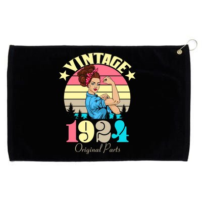 Vintage Rosie The Riveter 1924 Original Parts 100th Birthday Grommeted Golf Towel