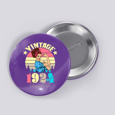 Vintage Rosie The Riveter 1924 Original Parts 100th Birthday Button