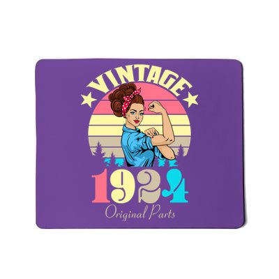 Vintage Rosie The Riveter 1924 Original Parts 100th Birthday Mousepad