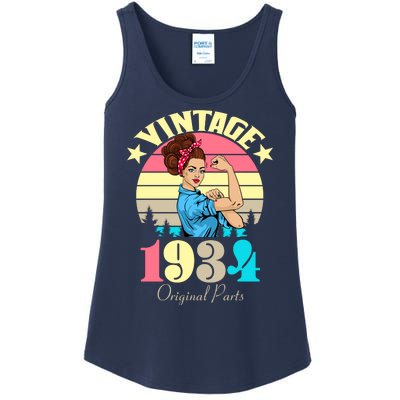 Vintage Rosie The Riveter 1934 Original Parts 90th Birthday Ladies Essential Tank