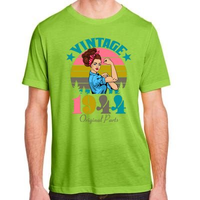 Vintage Rosie The Riveter 1944 Original Parts 80th Birthday Adult ChromaSoft Performance T-Shirt