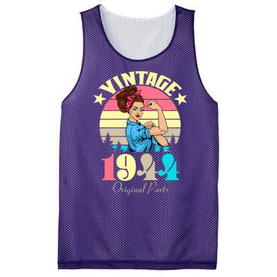 Vintage Rosie The Riveter 1944 Original Parts 80th Birthday Mesh Reversible Basketball Jersey Tank