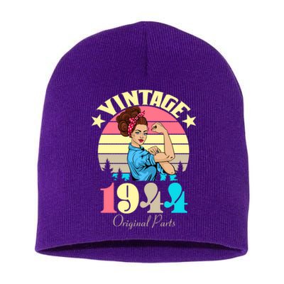 Vintage Rosie The Riveter 1944 Original Parts 80th Birthday Short Acrylic Beanie