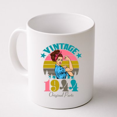 Vintage Rosie The Riveter 1944 Original Parts 80th Birthday Coffee Mug