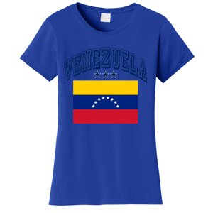 Venezuela Retro Throwback Flag Athletic Funny Gift Women's T-Shirt