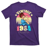 Vintage Rosie The Riveter 1954 Original Parts 70th Birthday T-Shirt