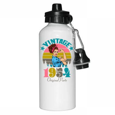 Vintage Rosie The Riveter 1954 Original Parts 70th Birthday Aluminum Water Bottle 