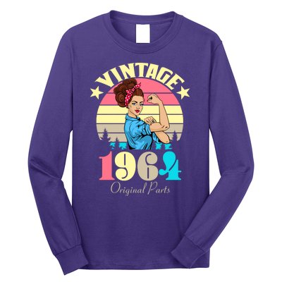 Vintage Rosie The Riveter 1964 Original Parts 60th Birthday Long Sleeve Shirt