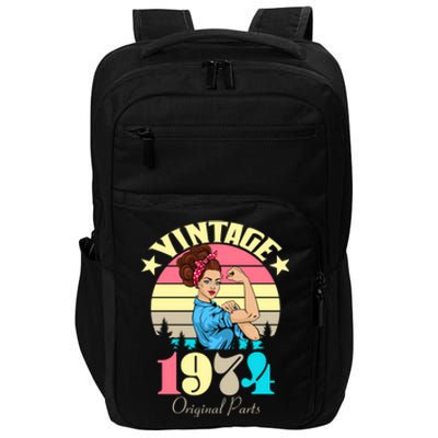 Vintage Rosie The Riveter 1974 Original Parts 50th Birthday Impact Tech Backpack