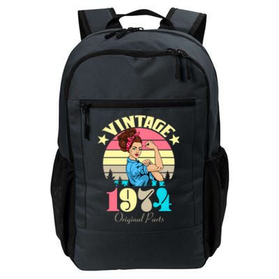 Vintage Rosie The Riveter 1974 Original Parts 50th Birthday Daily Commute Backpack