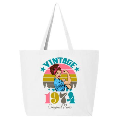 Vintage Rosie The Riveter 1974 Original Parts 50th Birthday 25L Jumbo Tote