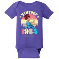 Vintage Rosie The Riveter 1984 Original Parts 40th Birthday Baby Bodysuit