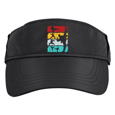 Vintage Retro Taekwondo Karate Gift Adult Drive Performance Visor