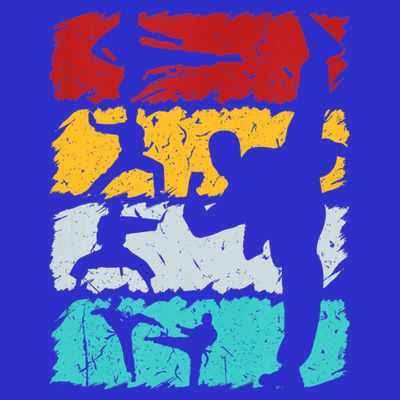 Vintage Retro Taekwondo Karate Gift T-Shirt