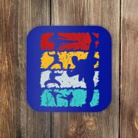 Vintage Retro Taekwondo Karate Gift Coaster