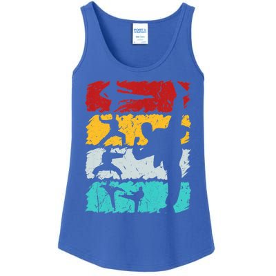 Vintage Retro Taekwondo Karate Gift Ladies Essential Tank