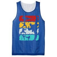 Vintage Retro Taekwondo Karate Gift Mesh Reversible Basketball Jersey Tank