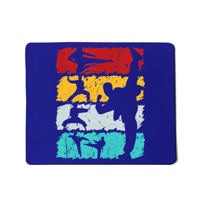 Vintage Retro Taekwondo Karate Gift Mousepad