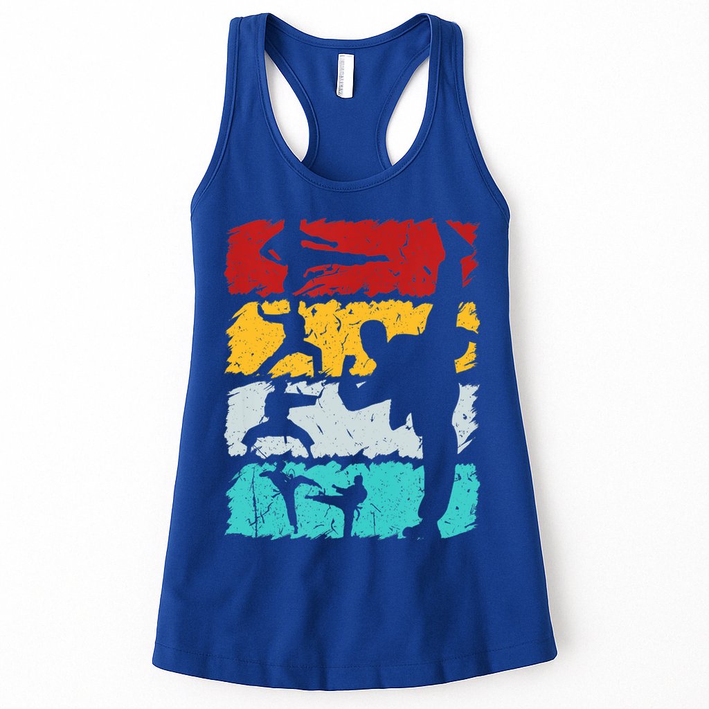 Vintage Retro Taekwondo Karate Gift Womens Tank Top
