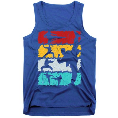 Vintage Retro Taekwondo Karate Gift Tank Top