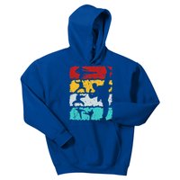 Vintage Retro Taekwondo Karate Gift Kids Hoodie