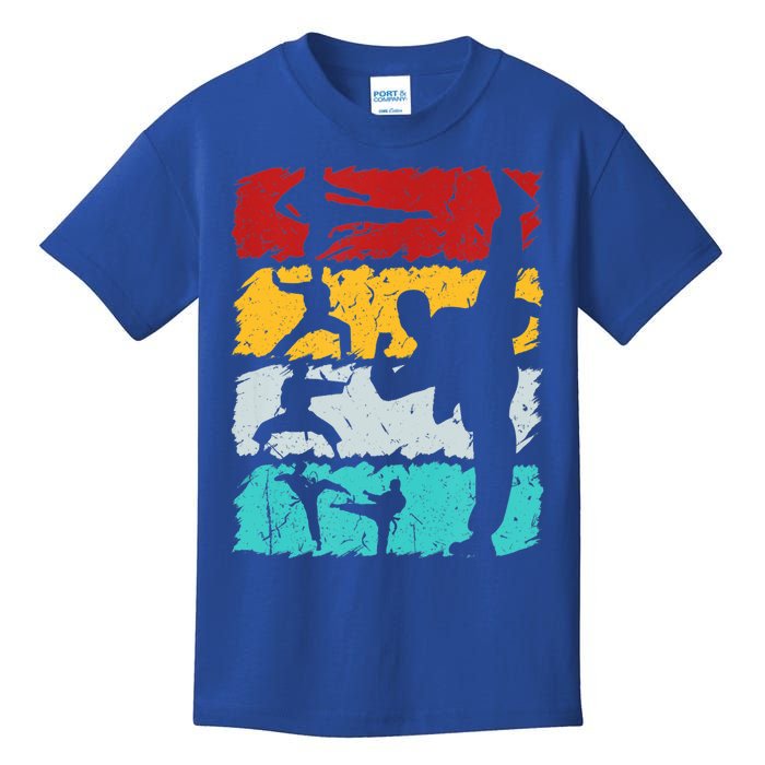 Vintage Retro Taekwondo Karate Gift Kids T-Shirt